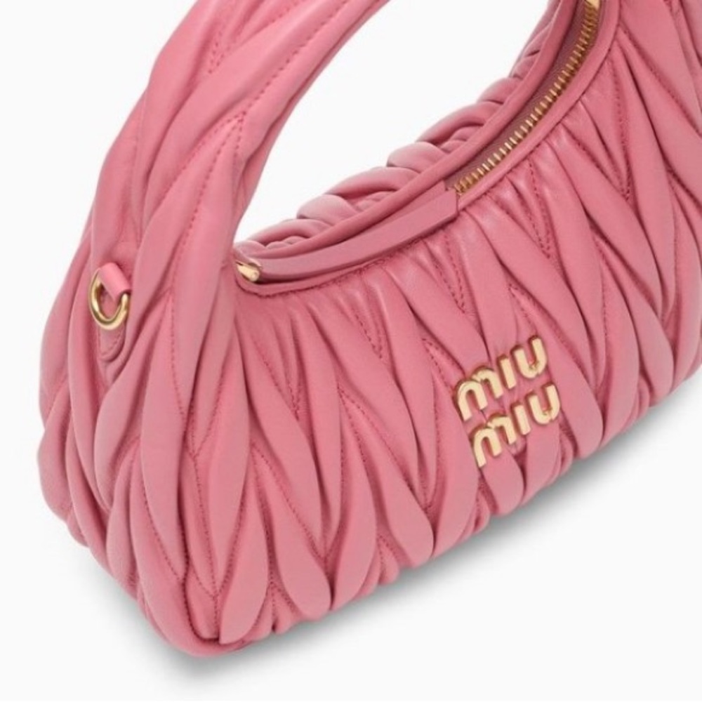 💕 MIUM✵U Designer Soft Pink Crossbody & Shoulder - Picture 5 of 5